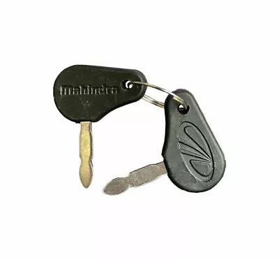 Genuine Ignition Key With Oem Logo For Mahindra Tractor 005555207r1 • $12.99