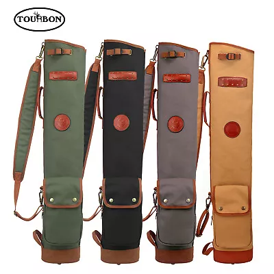 TOURBON Vintage Canvas Golf Clubs Bag Durable Waterproof Sunday Carry 3-way Bags • $129.99