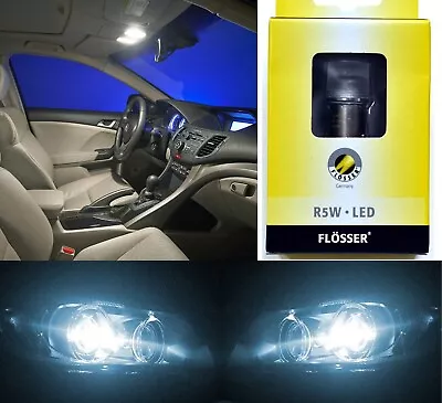 Flosser LED BA15s R5W 1W White One Bulb Hood Engine Bay Light Replacement Lamp • $12.82