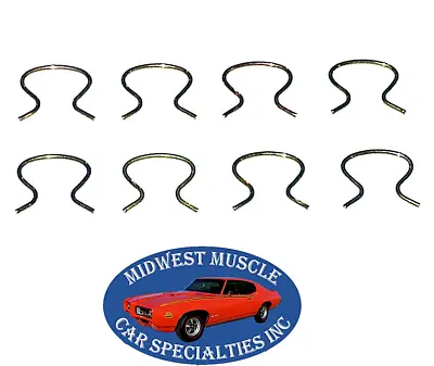 GM Chevelle Camaro Impala GTO 442 Door Handle Window Crank Retaining Clips 8p LQ • $12.15