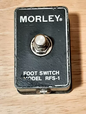 Morley RFS-1 Foot Switch Pedal On/ Off Effect TESTED WORKS GREAT • $25