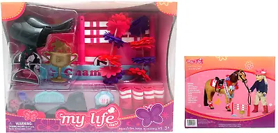 My Life Equestrian Horse Girl Doll Accessory Kit Saddle Fits American Girl 18  • $39.99