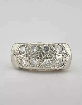 Antique Art Deco 14K Yellow Gold & Platinum Top Old European Cut Diamond Ring • $495