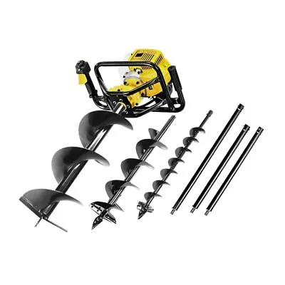 Giantz Post Hole Digger 92CC Petrol Auger Diggers Drill Borer Fence Earth Power • $342.14