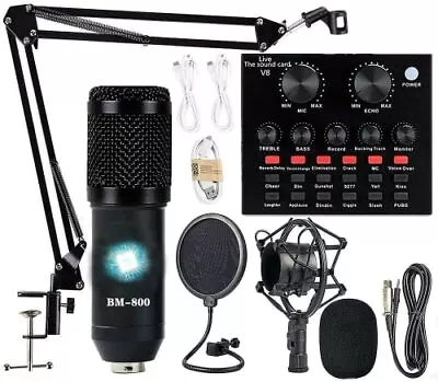 Microfono Condensador De Estudio Profesional Para PC Youtubers Podcast Streaming • $59.87