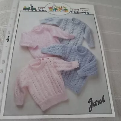 Jarol  E789 DK Baby Sweaters: 18  - 28 / 46 - 71 Cms. • £3.25