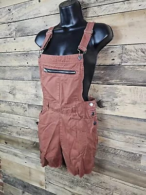 Wild Fable Overall Shorts Brown XS Women Chest 30  Hips 37  Inseam 5  • $9.99