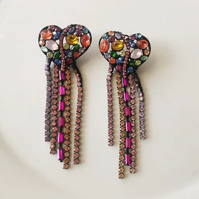 $9.99 • Buy New Zara Tassel Drop Dangle Statement Earrings Gift Fashion Women Party Jewelry