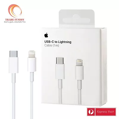 GENUINE Apple USB-C To Lightening Charger Cable 1m For IPhone Charging • $22.99