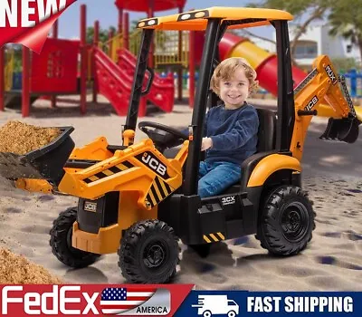 4-in-1 Kids Ride On Tractor Excavator Bulldozer 12V Remote Fun Toys Truck Digger • $379.99