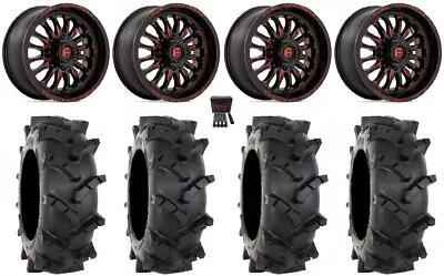 Fuel ARC 18  Wheels Red 33  MT410 Tires Can-Am Renegade Outlander • $1625