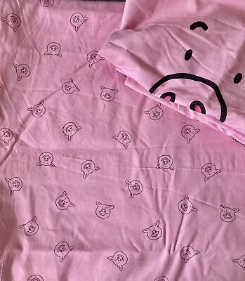 M&S Percy Pig Cotton Double Duvet Cover Set • £4.20