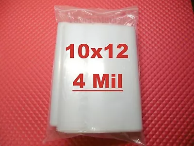 200 Reclosable Storage Bags 10x12 HEAVY DUTY 4 Mil 1 Gallon Size Zip-Top Bags • $56.95