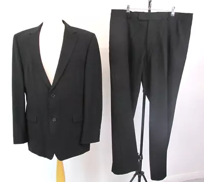 HUGO BOSS Size XXL Men's Black 2 Piece Single Breasted Suit. Pre Loved • £9.99