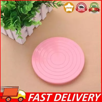 14cm Plastic Rotating Cake Decor Base Sugar Craft Turntable Anti-Skid Cupcake • £5.34