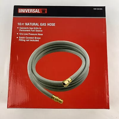 Universal 10 Ft Natural Gas Low Pressure Hose For Grills 1001 534 655 • $17.99