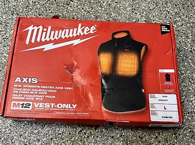 New- Milwaukee M12 Women's Vest Large - Black (334B-20L) • $105