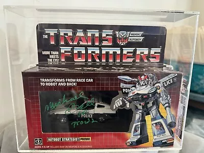 Transformers Prowl GRADED AFA  / CAS 75 Signed By G1 Voice Actor MICHAEL BELL • $2222.22