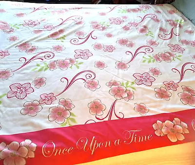 Disney Princess Once Upon A Time Twin Bed Sheet Flat 92 X63  Soft • $10