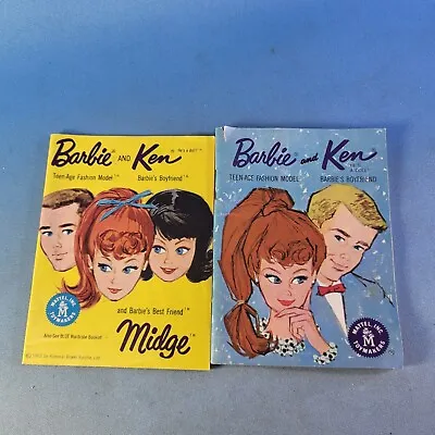 Vintage Barbie And Ken Fashions Booklet Teen-Age Model Mini Catalog Lot • $9.99