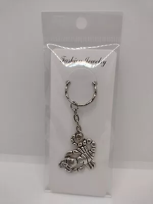 £0.99 • Buy Scorpion Skull Silver Keyring, Gift For Him, Christmas Stocking Filler 