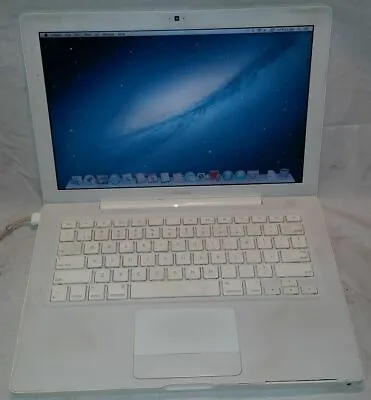 Apple MacBook Core 2 Duo 2.0 Ghz P7350 13  White 09 2GB RAM 120 GB BAD BATTERY • $110