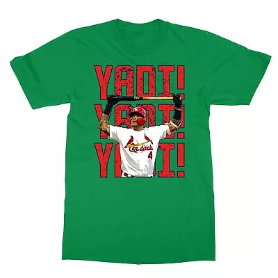 Yadier Molina Yadi Yadi Yadi St Louis Baseball Men's T-Shirt • $17.49