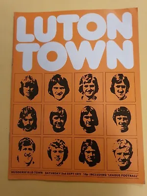 £1.10 • Buy 2/9/1972 Luton Town V Huddersfield Town Football Programme; Division 2