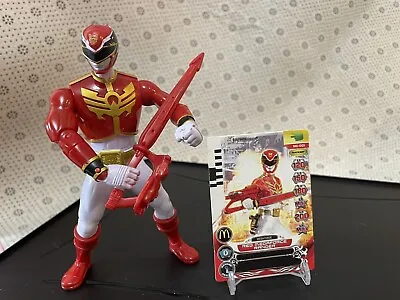 Power Rangers Battle Megaforce Red 6  Action Figure & McDonald's Promo Card • $6.46