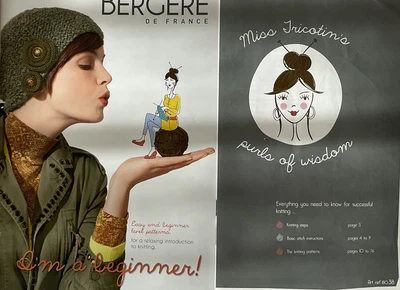 £1.99 • Buy Bergere De France Beginner Knitting Book Mag No 165. Hats, Gloves, Jumpers Etc