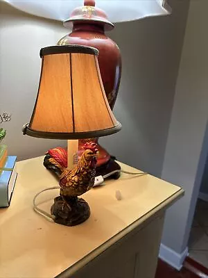Vintage 1950's Rooster Desk Lamp Works Great Condition • $30