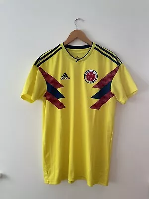 Colombia Adidas Home Football Shirt/jersey - 2018 World Cup - Large Adult • £40