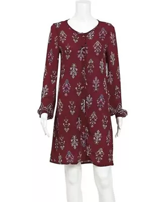 $29.99 • Buy TIGERLILY Womens Red Hydra Button Shirt Dress Size AUS 12