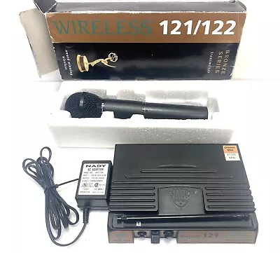 Vintage NADY HT-1 Wireless Microphone 121 VHF Bronze Series Radio - 72AV • $36