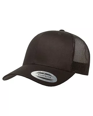 YUPOONG Classic Retro TRUCKER Cotton Mesh Cap SNAPBACK Adjustable Hat New! • $12.97