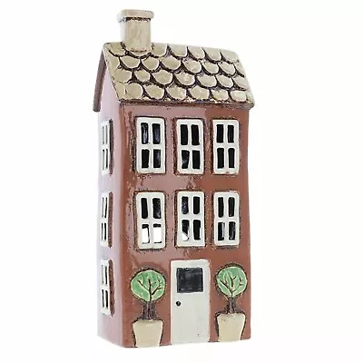 Village Pottery Brick Garden House Tealight Holder Boxed JD331002 • £24.95