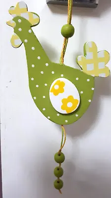 Decorative Hanging Chicken. Lovely Easter/Spring Ornament. • £2.50