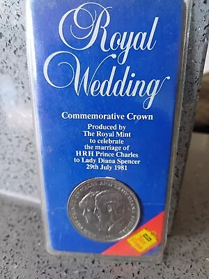 Royal Wedding Charles & Diana Commemorative Crown - 1981 • £12.99