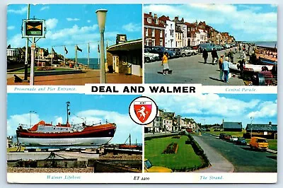 Postcard Deal And Walmer Kent England Posted 1983 Lifeboat • £2