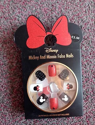 Disney Mickey And Minnie False Nails Set • £2