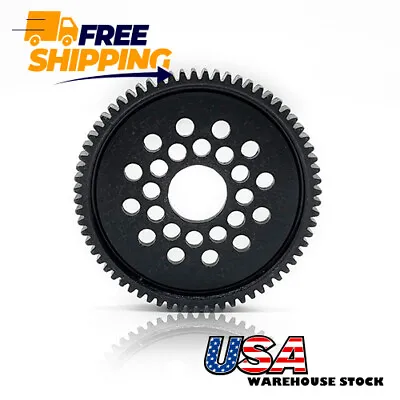 Hd Steel 0.6m 68t Spur Gear For 1/10 Tamiya Ff03 Ff04 Ta06 Ta07 Ta08 Tt-02 51423 • $15.90