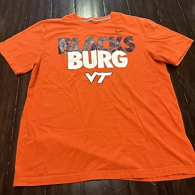 Virgina Tech Blacksburg Nike T-Shirt XL • $20