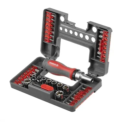 INTERTOOL 38-Piece Mini Ratchet Screwdriver Set With Bits & Sockets VT08-3638 • $19.99