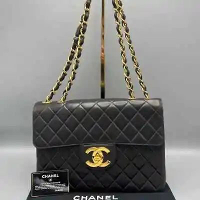 Chanel Vintage Jumbo Classic Single Flap Bag • £4950