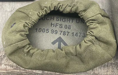 £7 • Buy SA80 SUSAT Sight Olive Green Secured Dust Cover Pouch British Military Issue