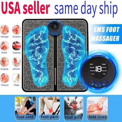 EMS Foot Massager Leg Electric Deep Reshaping Kneading Muscle Pain Relax Machine • $7.64