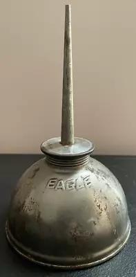 EAGLE ~ OIL CAN ~ THUMB OILER ~ VINTAGE ~ 6.5  X 4  ~ Good Condition Machinery • $9.99