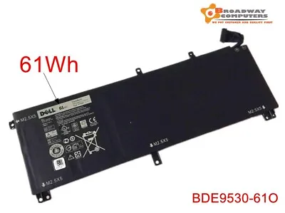 Original 61Wh Battery Dell XPS 15 9530 P31F Precision M3800 T0TRM TOTRM H76MV  • $75