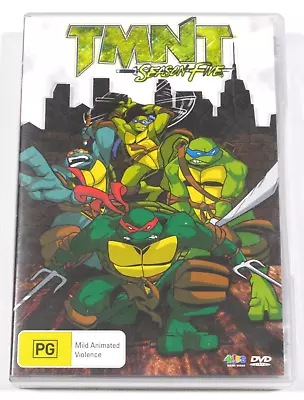 TEENAGE MUTANT NINJA TURTLES TMNT DVD BOX SET SEASON 5 FIVE 12 Episodes 2007 • $45.92