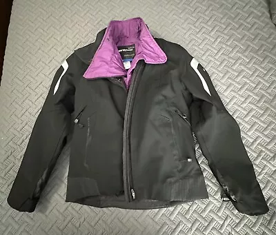 BMW TourShell Motorcycle Jacket Women's Size EU 42 Black • $179